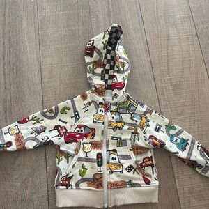 Little Sleepies Cars Hoodie 6-12M